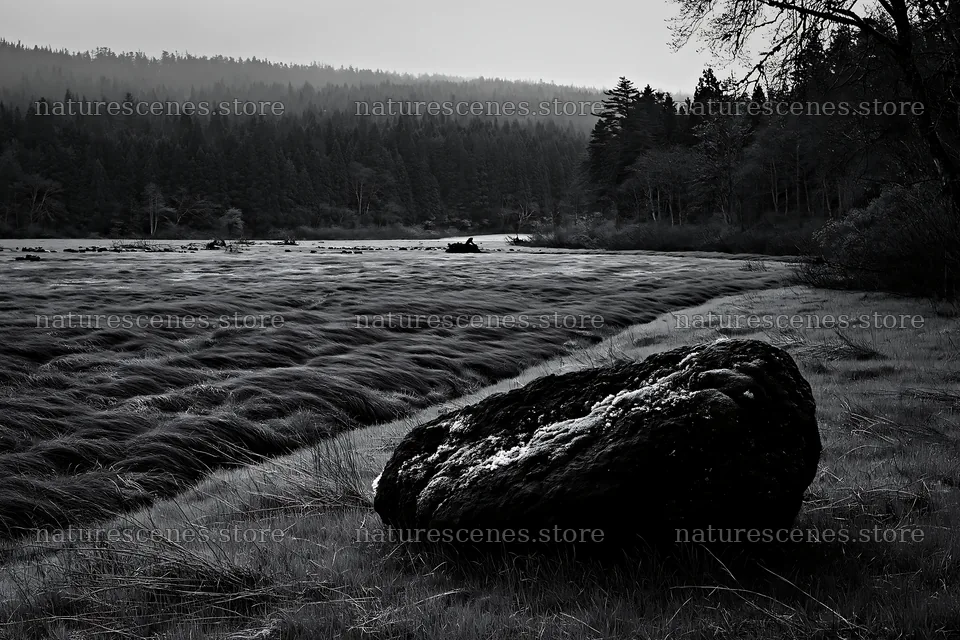 Miyagi spring recovery meadow mossy stone in green landscape – nature scenes 9722x6480