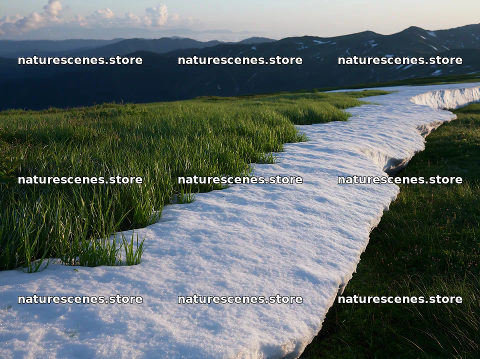 Akita snowmelt meadow with silver grasses in natural setting – nature scenes 9174x6866