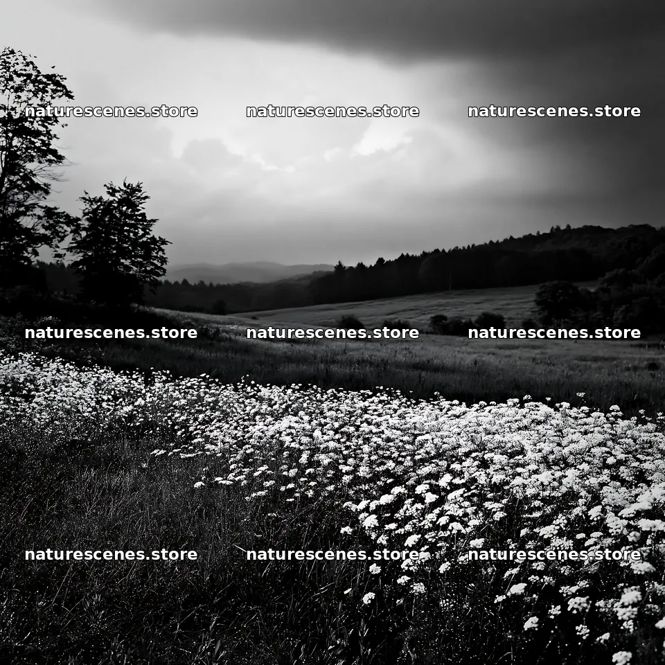 Expansive Hokkaido restoration meadow with dewdrops – nature scenes 7938x7938