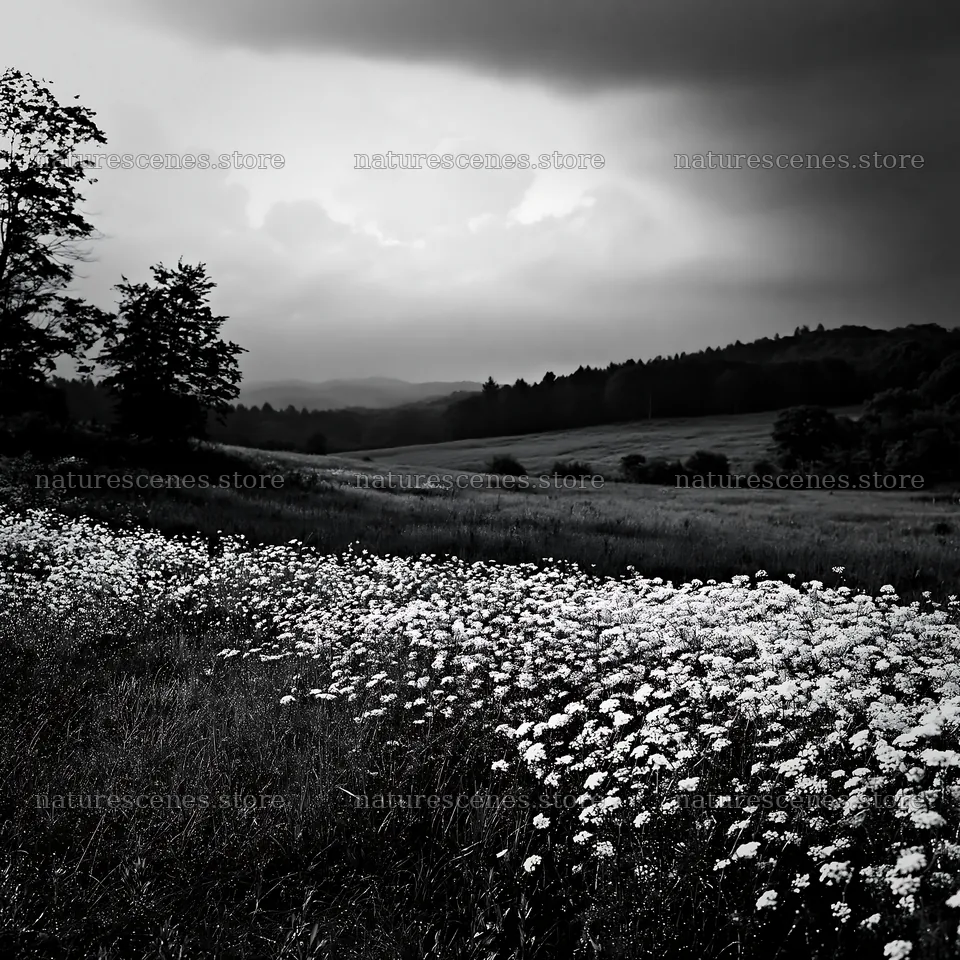 Expansive Hokkaido restoration meadow with dewdrops – nature scenes 7938x7938